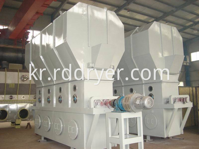 Continuous Horizontal Fluid Bed Dryer